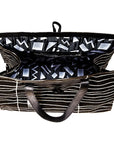 Afro-Adele Mudcloth Bag: Handcrafted Malian Bogolanfini, Unique African Artisan Jewelry by Adele Dejak.-detailed view