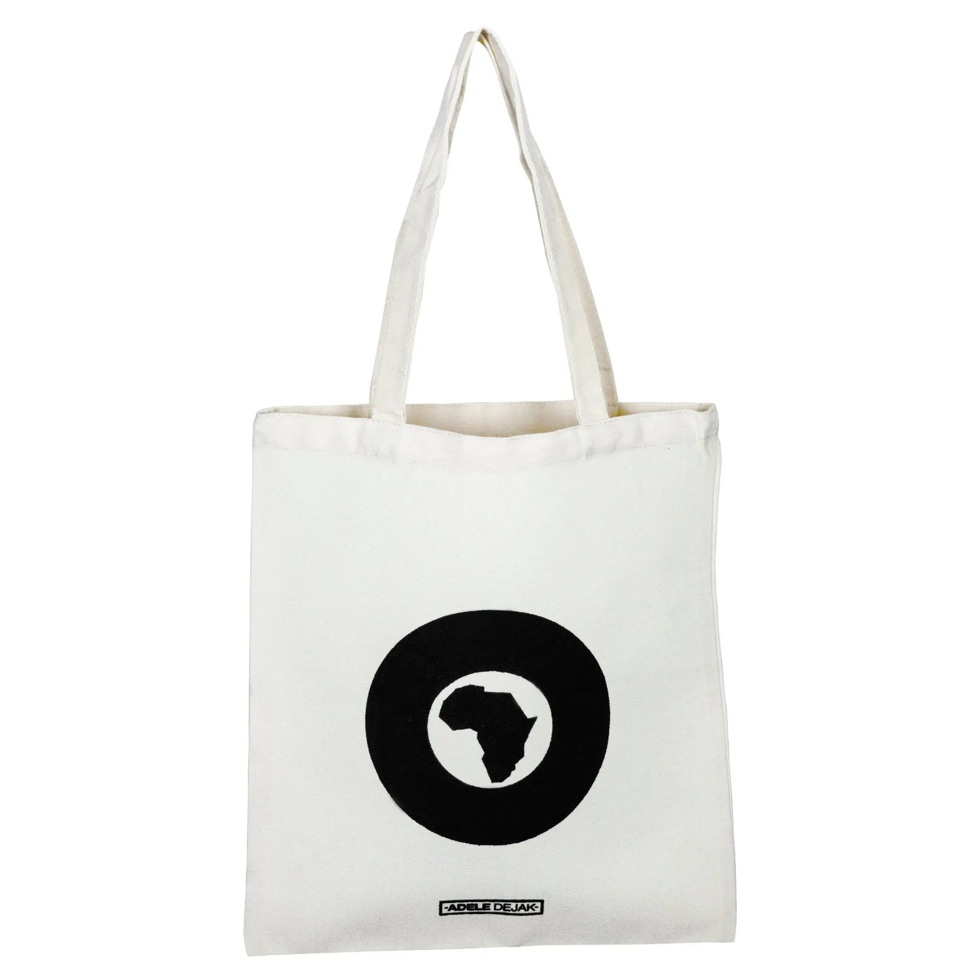 Afro-Afrika Tote: Bold Tribal-Design Jewelry Bag-front view