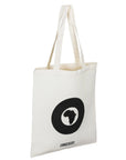 Afro-Afrika Tote: Bold Tribal-Design Jewelry Bag-diagonal view