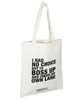 Afro-Boss Up Canvas Tote Bag