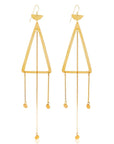 Handcrafted Afro-Fei Loop Earrings, striking cultural design/Adele Dejak