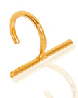 Afro-Nala Lip Charm: 24K Gold Brass Whimsy-detailed view