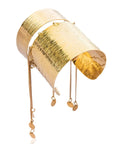 Afro Faraji Bracelet: Exquisite cultural design, empowering statement jewelry. | Adele Dejak-side view