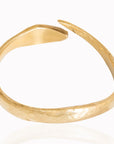 Adele Dejak Anele Brass Bracelet – Handcrafted African-inspired accessory made from recycled brass, featuring a bold, contemporary design with a polished gold finish. Sustainable luxury piece, ethically crafted in Kenya, embodying modern elegance and cultural heritage-top wide angle view