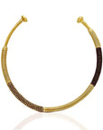 Exquisite Ayo Collar Necklace: luminous, cherished statement piece handcrafted for timeless sophistication-front view