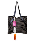 Brilliant Mud Cloth Bag: glowing, sentimental fusion of Kenyan and Malian artistry-front view