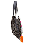 Brilliant Mud Cloth Bag: glowing, sentimental fusion of Kenyan and Malian artistry-side-view