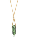 Baraka Unakite Pendant: glowing, harmonious, and cleverly crafted for everyday grace and heartfelt moments-close up view