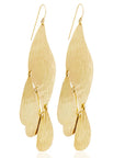Barine Spice 24K Gold Studs: glowing, graceful everyday luxury, handcrafted for cherished moments-front view