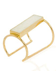 Bellatrix Quartz Bracelet: glowing, graceful healing accessory for emotional balance and clarity-front view