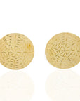 Biba Asy Stud Earrings: refined, heartfelt brass & gold-plated elegance for everyday or gifting-overview