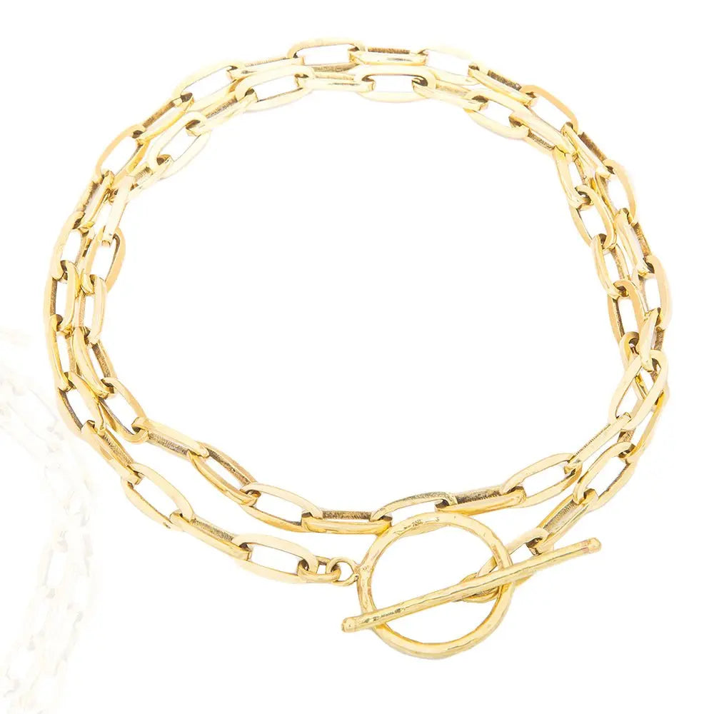 Binachi Pendant Neckpiece: lightweight, soulful, geometric African heritage jewelry for gifting-over view