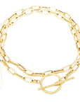 Binachi Pendant Neckpiece: lightweight, soulful, geometric African heritage jewelry for gifting-over view