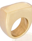 Brazawi Bold Brass Ring: daring, expressive premium brass ring for individuality and lasting impact-profile view