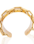 Buquisii Spice Bracelet: radiant, soulful brass bracelet for everyday charm and special occasions-profile view
