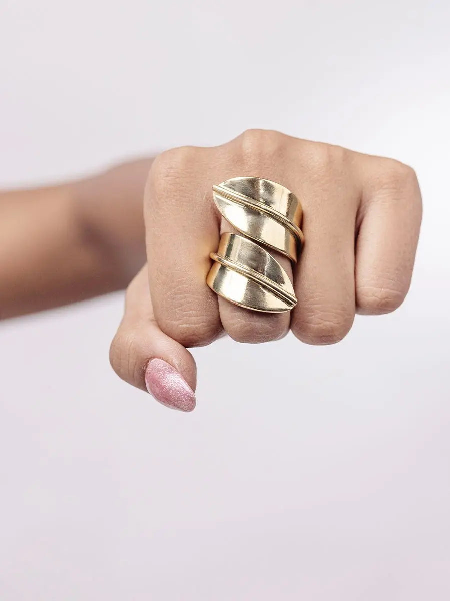 Fynn Handmade Brass Ring Adele Dejak