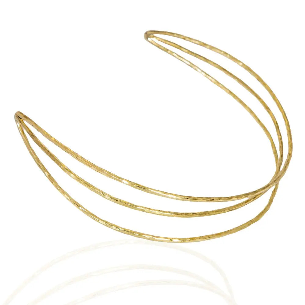 JAZAKILI Headpiece: sleek, fearless design for empowering, contemporary style statements-side view