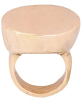 Jengo Ring: 24K gold luxury ring, symbolizing strength and belief, perfect for gifting or elevating outfits-front view
