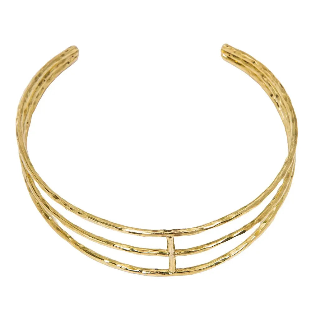 Jetia Neckpiece: intricate, enchanting luxury for timeless allure and poise-over head view