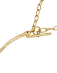 Jokha Gold Chain Necklace: radiant, heartfelt luxury for daily elegance and special moments-side view