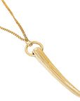gold necklace with pendant | Adele Dejak