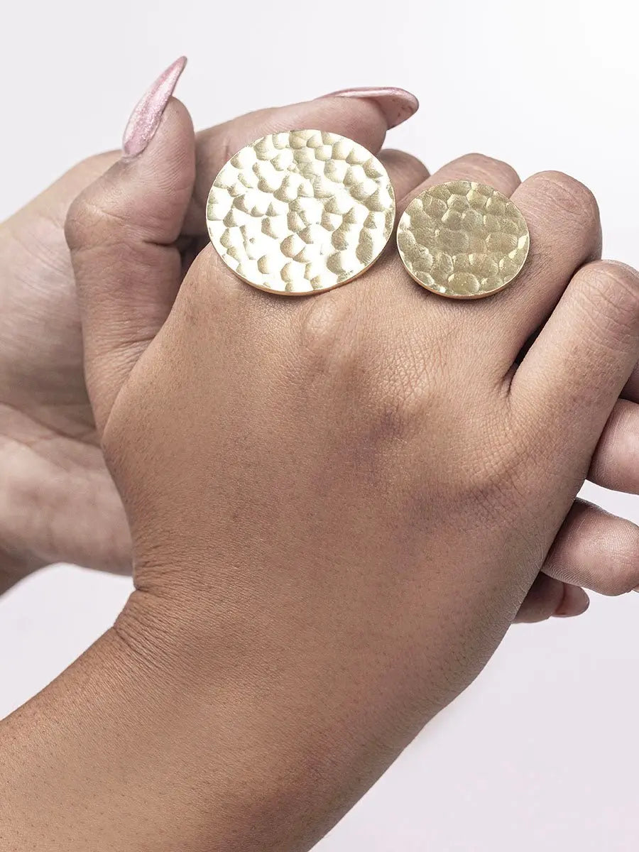 K-Dayo Hammered Ring Adele Dejak