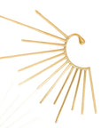 Lunar Anne Ear Cuff: edgy, non-piercing accessory for fearless, standout style-front view