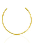 Mot Choker: upcycled brass necklace, blending heritage and passion for sustainable luxury-front view