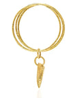 Shauna chunky brass bracelet Afrocentric Kenyan artisan accessory
