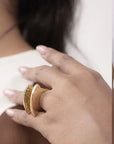 Tabia Brass Ring Adele Dejak