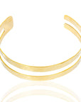 zaafira Necklace - Bold brass design with timeless appeal, perfect for elevating any occasion-close up view