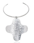 Ademide Hammered Choker - Enchanting aluminum jewelry-top view