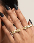 Akuu Brass Statement Ring