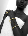 K-Yaa Long Brass Beaded Bracelet