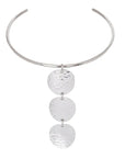 Arewa Aluminium Choker: sleek, confident, and soulful statement necklace for standout style-front view