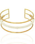 Exquisite Aquarius Choker: vibrant, soulful beaded necklace for weddings, cultural events, and sustainable luxury-front view