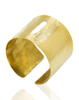 Glowing AYODELE Bracelet: luminous, handcrafted gold artistry for glamorous moments-exterior view