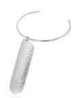 Glowing Ayoka Choker: luminous hammered texture, romantic craftsmanship, striking sophistication-side view