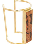 Bellatrix Mango Wood Bracelet: glowing, graceful eco-friendly jewelry, a conversational starter for nature lovers-exterior view