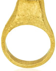 Grace Ring: durable brass, daring design, expressive statement piece for everyday or formal wear