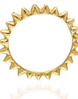 Hasina Brass Bracelet: eco-friendly, heritage-rich, joyful, cherished African artistry for women-top view