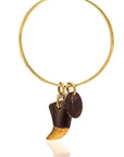 K-JAAK Charm Bracelet: enchanting, artisanal elegance for personalized gifting and heartfelt style-front view
