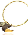 K-JAAK Charm Bracelet: enchanting, artisanal elegance for personalized gifting and heartfelt style-side view