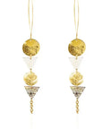 K-Kanini Earrings: captivating, artisan-crafted allure for enduring beauty and meaningful presents-over view