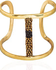 K-Yaa Brass Beaded Bracelet: spirited, radiant accessory for joyful, meaningful moments-front view