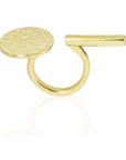 L-Tina Bold Ring: commanding, polished design for fearless, standout style.