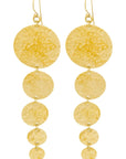 loolovivi Earrings: enchanting, handcrafted brass statement for effortless allure and charm