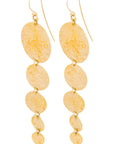 loolovivi Earrings: enchanting, handcrafted brass statement for effortless allure and charm-front
view