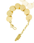 Stylish M-Fabia Bracelet: minimalist gold chain for versatile, heartfelt gifting and everyday charm-top view