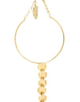 M-Arewa Spice Neckpiece: artisan brass choker for fearless, cultural expression and gifting-front view